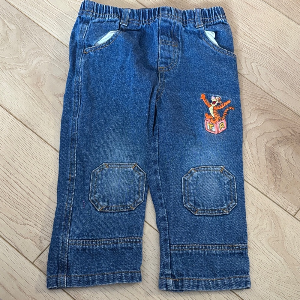 Disney Blue Kids Jeans with Tigger Patch